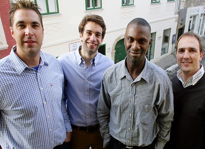 (L-r):Andrew Mainhart, chief technical officer, Julian Oehrlein, chief operating officer, Onyeka Adibeli, program director (Africa) and Antonio Separovic, chief executive officer, all of Oradian, a microfinance bank solution provider.